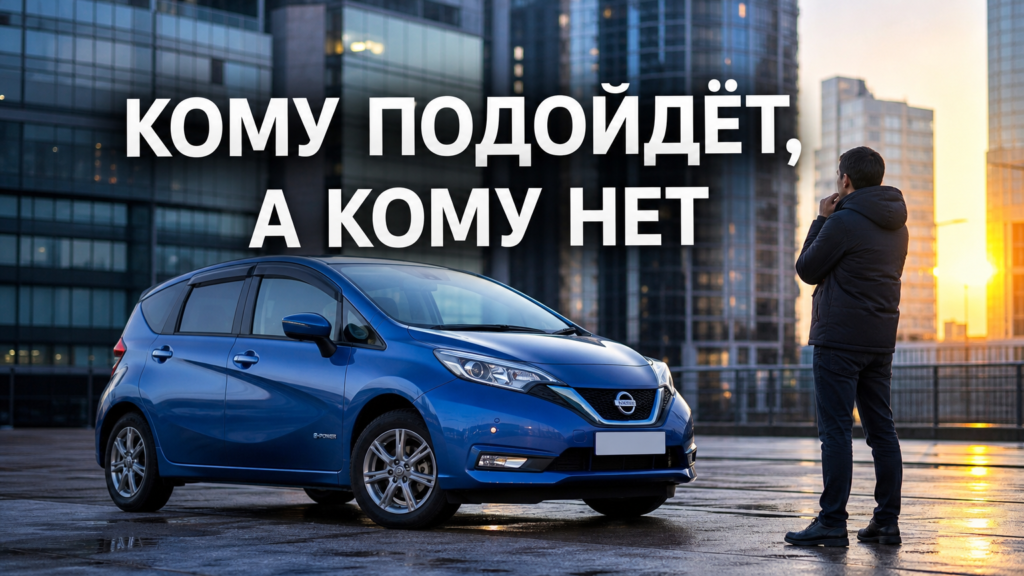 Иллюстрация к статье: Nissan Note e-POWER: кому подойдёт, а кому стоит выбрать другую машину