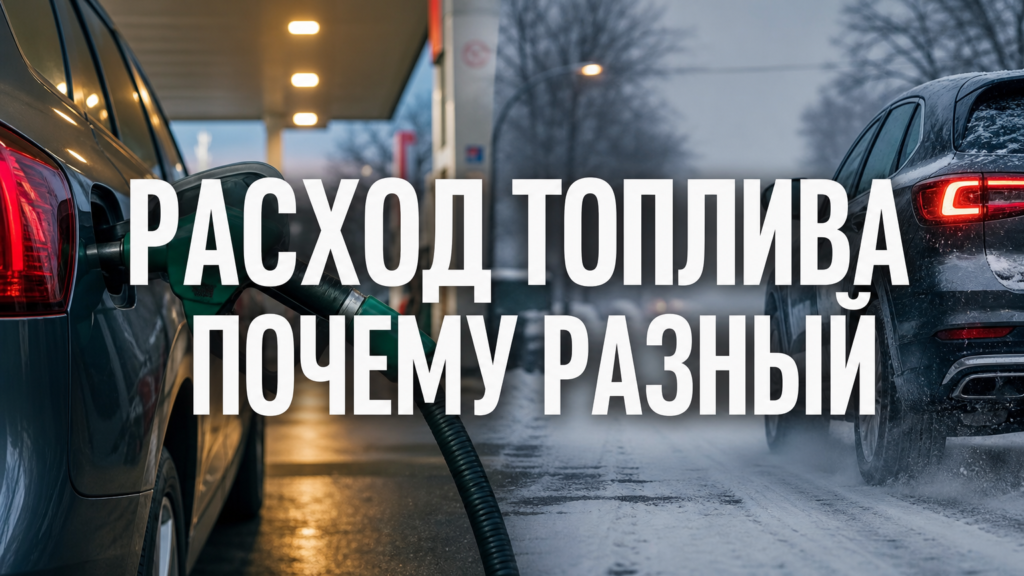 Иллюстрация к статье: Почему одна и та же машина расходует разное количество топлива
